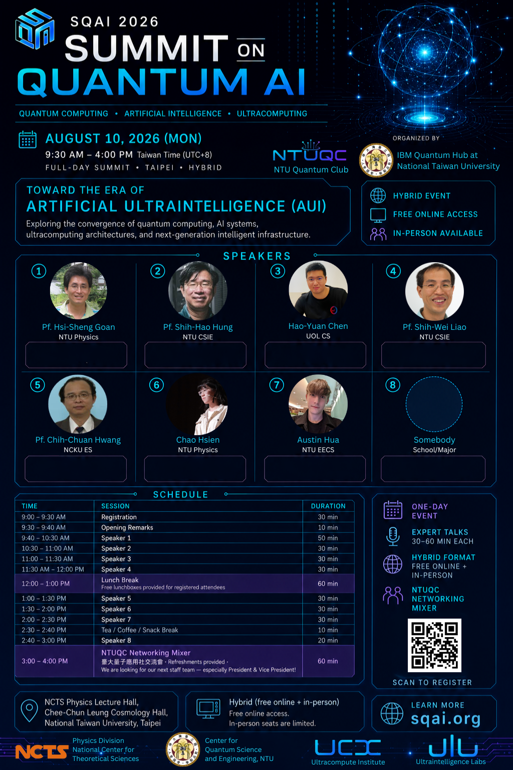 SQAI 2026 Official Program Poster